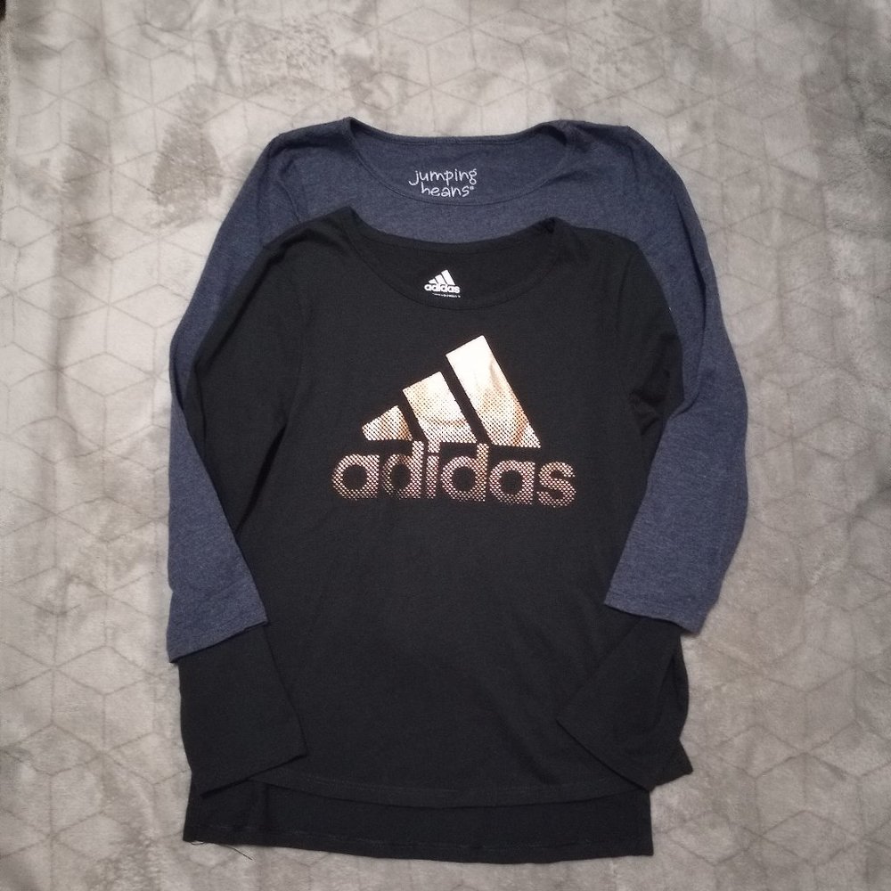 Girls Adidas Bundle of L/S shirts -size 6X